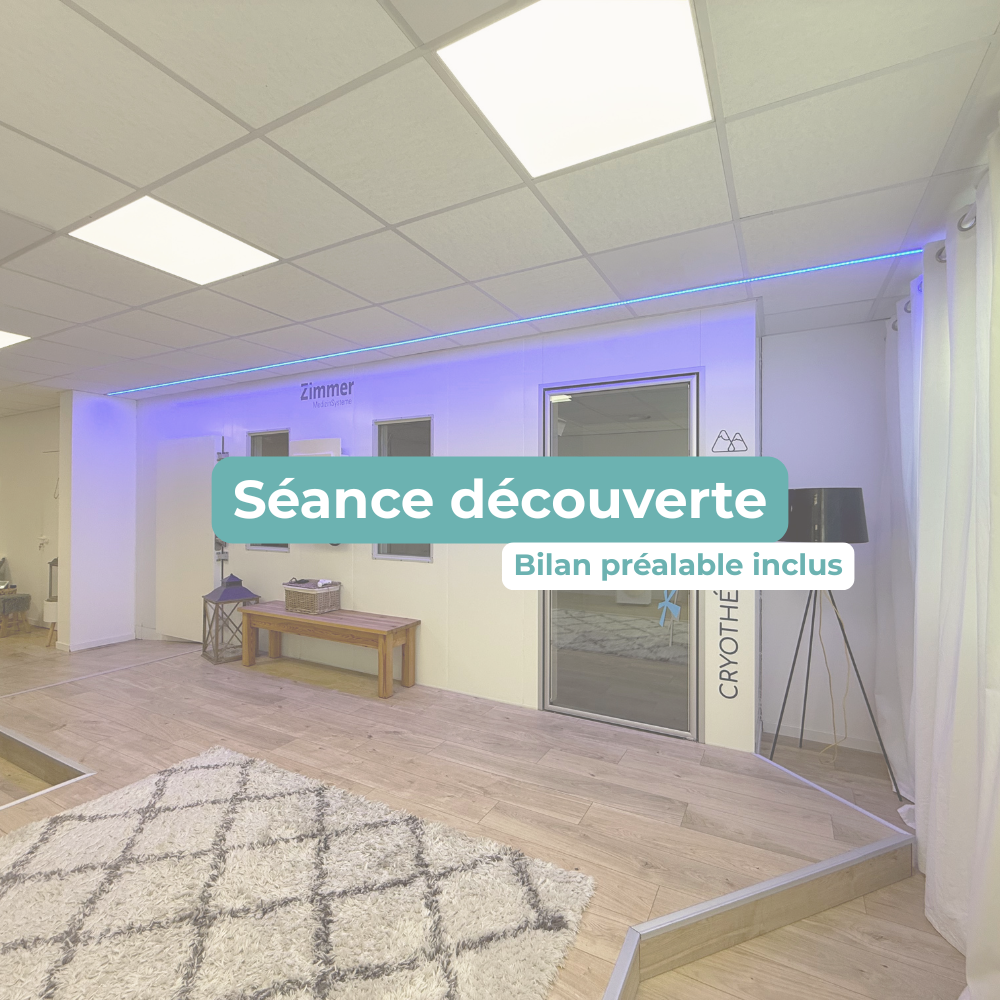 1 Séance découverte de cryothérapie corps entier ( réservé nouveau client )